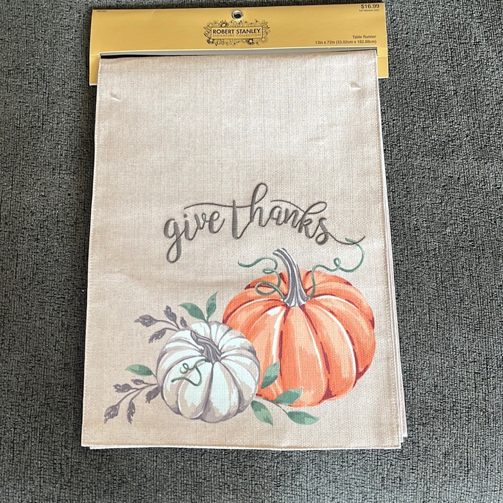 Robert Stanley Fall table runner